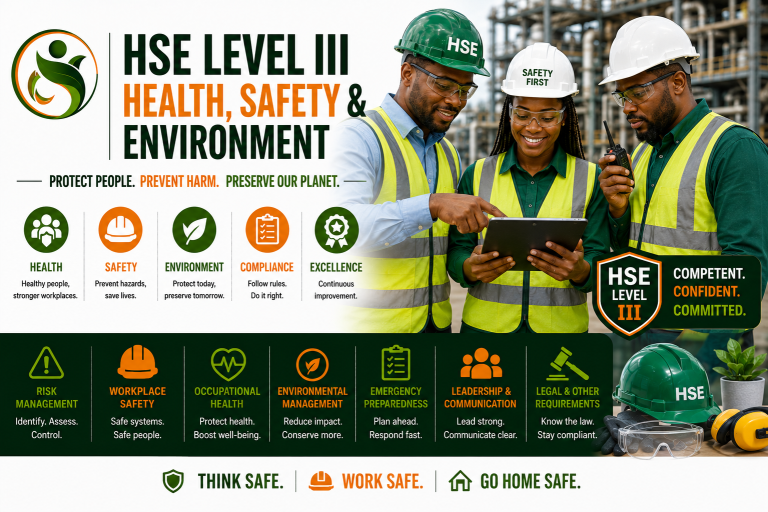 HSE Level III – Health, Safety & Environment