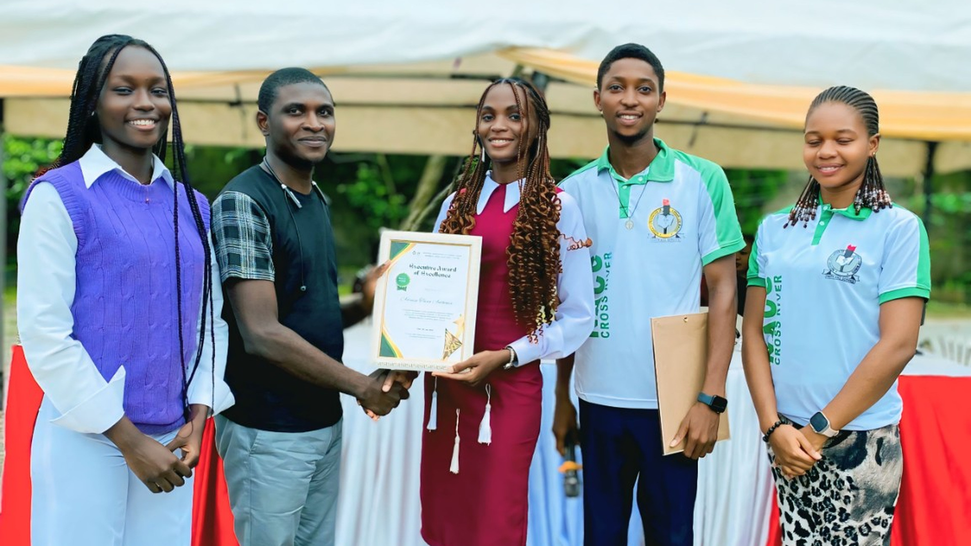 JomoRC award and recognition presentation