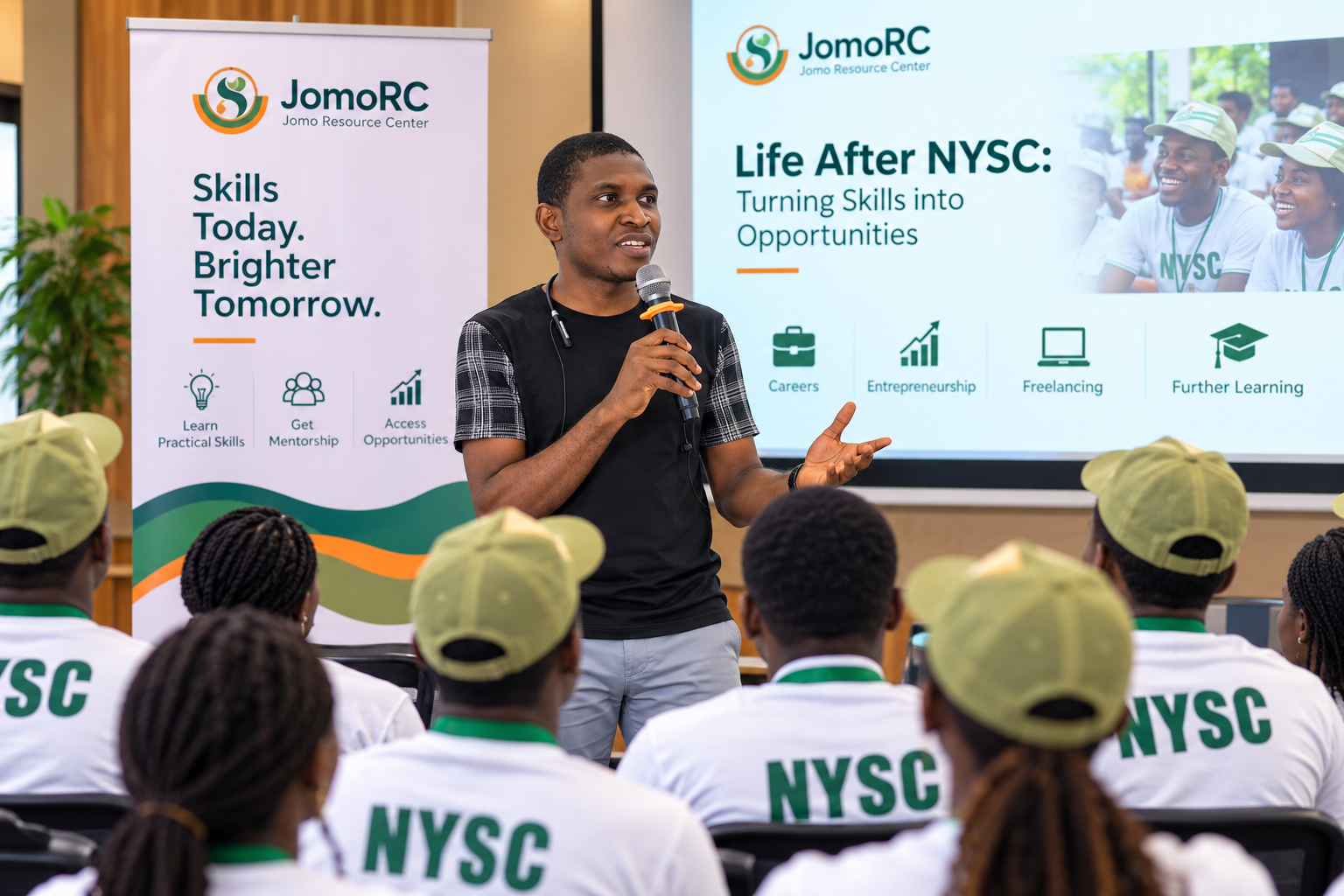 JomoRC engagement with NYSC corps members