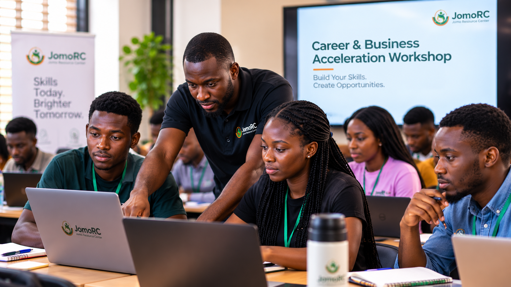 Career and business workshop by Jomo Resource Center